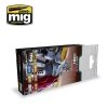 AMMO of Mig Jimenez 7158 METALLIC MECHAS COLOR SET 6x17ml